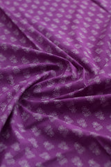 Purple fabric with subtle pattern