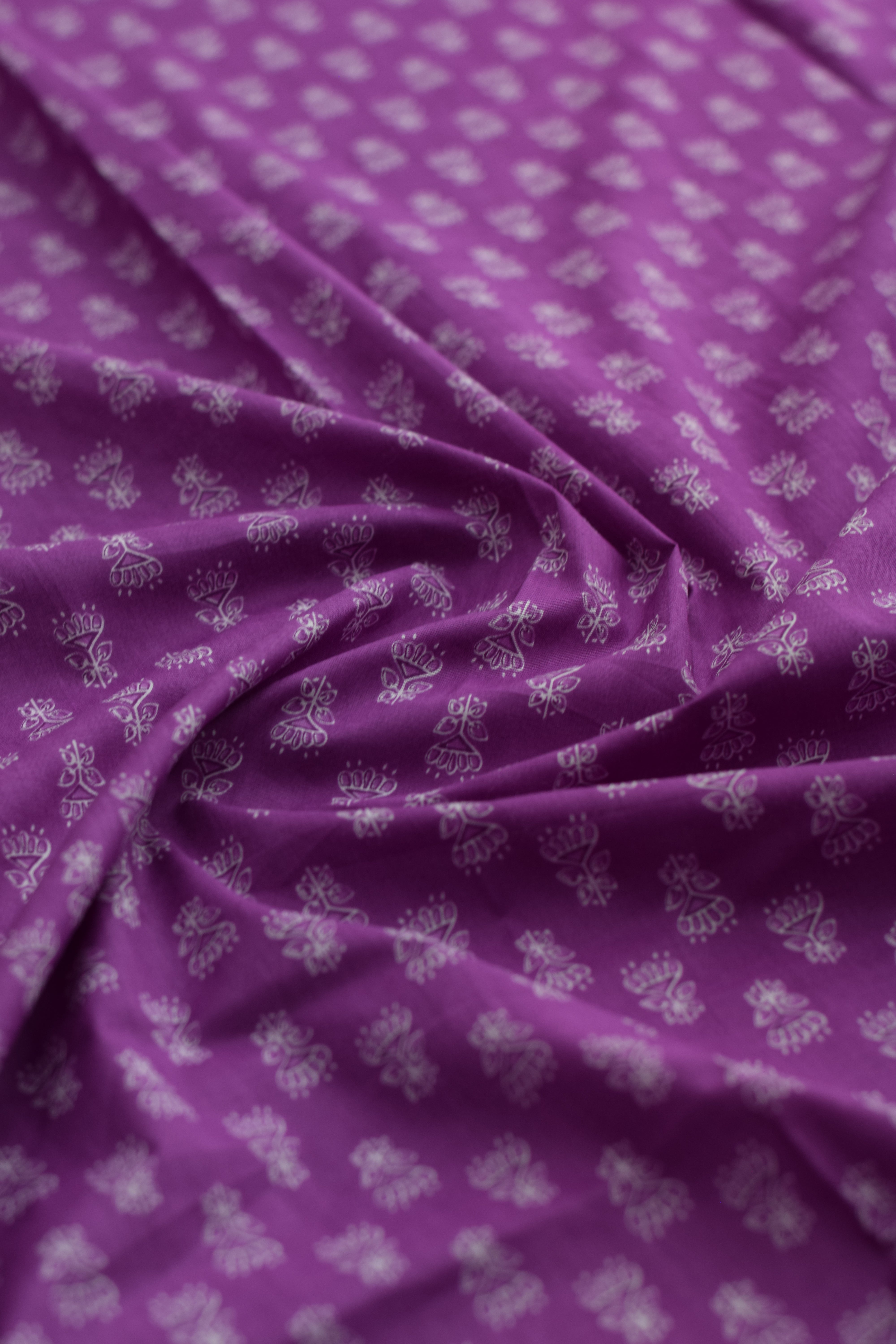 Purple fabric with subtle pattern