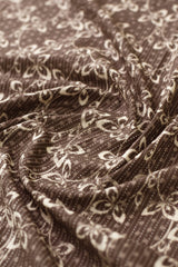 Close-up of patterned fabric with intricate design