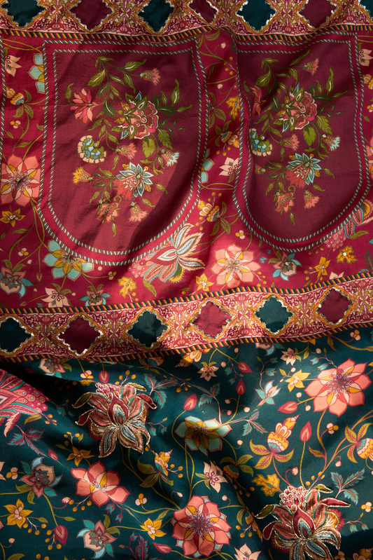 Premium Cotton Silk Fabric